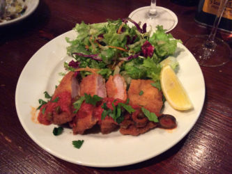 裏メニューのカツレツ